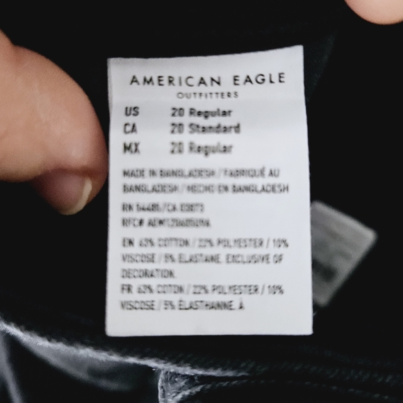 AMERICAN EAGLE | The Dream Jean curvy high rise jegging crop - Picture 10 of 11